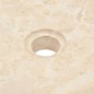 vidaXL Mueble tocador madera teca maciza con lavabos de mármol crema vidaXL Mueble tocador madera teca maciza con lavabos de mármol crema