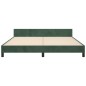 vidaXL Estructura cama con cabecero terciopelo verde oscuro 180x200 cm vidaXL Estructura cama con cabecero terciopelo verde oscuro 180x200 cm