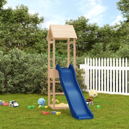 vidaXL Parque infantil de exterior madera maciza de pino