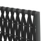 vidaXL Juego comedor jardín 7 piezas y cojines ratán sintético y acero vidaXL Juego comedor jardín 7 piezas y cojines ratán sintético y acero
