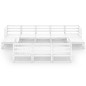 vidaXL Juego de muebles de jardín 10 piezas madera maciza de pino vidaXL Juego de muebles de jardín 10 piezas madera maciza de pino