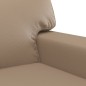 vidaXL Juego de sofás 2 piezas cuero sintético capuchino vidaXL Juego de sofás 2 piezas cuero sintético capuchino