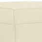 vidaXL Juego de sofás con cojines 3 piezas cuero sintético crema vidaXL Juego de sofás con cojines 3 piezas cuero sintético crema