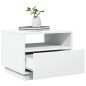vidaXL Mesa de centro con luces LED blanco 50x49x40 cm vidaXL Mesa de centro con luces LED blanco 50x49x40 cm