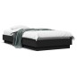 vidaXL Estructura de cama madera de ingeniería negra 90x190 cm vidaXL Estructura de cama madera de ingeniería negra 90x190 cm