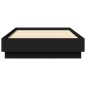 vidaXL Estructura de cama madera de ingeniería negra 90x190 cm vidaXL Estructura de cama madera de ingeniería negra 90x190 cm