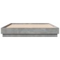 vidaXL Estructura de cama madera de ingeniería gris hormigón 120x200cm vidaXL Estructura de cama madera de ingeniería gris hormigón 120x200cm