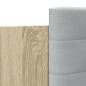 vidaXL Cama con cabecero madera de ingeniería roble Sonoma 90x200 cm