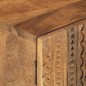 vidaXL Mesita de noche madera maciza de mango y hierro 40x30x50 cm vidaXL Mesita de noche madera maciza de mango y hierro 40x30x50 cm