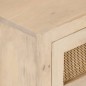 vidaXL Mesita de noche madera maciza de mango y hierro 40x30x50 cm vidaXL Mesita de noche madera maciza de mango y hierro 40x30x50 cm