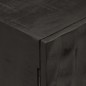 vidaXL Mesita de noche madera maciza mango y hierro negro 40x30x50 cm vidaXL Mesita de noche madera maciza mango y hierro negro 40x30x50 cm