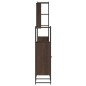 vidaXL Set de muebles baño 4 pzas madera contrachapada roble marrón vidaXL Set de muebles baño 4 pzas madera contrachapada roble marrón