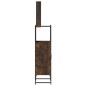 vidaXL Set de muebles baño 3 pzas madera contrachapada roble ahumado vidaXL Set de muebles baño 3 pzas madera contrachapada roble ahumado