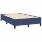 vidaXL Cama box spring con colchón tela azul 120x190 cm vidaXL Cama box spring con colchón tela azul 120x190 cm