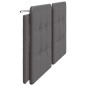 vidaXL Cabecero de cama acolchado cuero sintético gris 200 cm vidaXL Cabecero de cama acolchado cuero sintético gris 200 cm