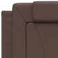 vidaXL Cama con colchón cuero sintético marrón 90x200 cm vidaXL Cama con colchón cuero sintético marrón 90x200 cm