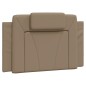 vidaXL Cama con colchón cuero sintético capuchino 90x200 cm vidaXL Cama con colchón cuero sintético capuchino 90x200 cm
