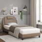 vidaXL Cama con colchón cuero sintético capuchino 80x200 cm vidaXL Cama con colchón cuero sintético capuchino 80x200 cm