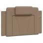vidaXL Cama con colchón cuero sintético capuchino 80x200 cm vidaXL Cama con colchón cuero sintético capuchino 80x200 cm