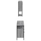 vidaXL Set de muebles de baño 3 pzas madera contrachapada gris sonoma vidaXL Set de muebles de baño 3 pzas madera contrachapada gris sonoma