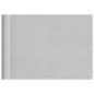 vidaXL Pantalla de balcón 100% poliéster Oxford gris claro 75x500 cm vidaXL Pantalla de balcón 100% poliéster Oxford gris claro 75x500 cm