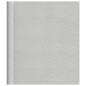 vidaXL Pantalla de balcón 100% poliéster Oxford gris claro 120x500 cm