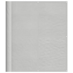 vidaXL Pantalla de balcón 100% poliéster Oxford gris claro 120x300 cm
