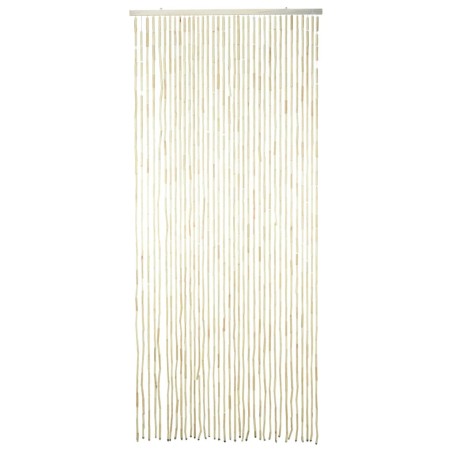 H&S Collection Cortina de puerta de sorgo natural 90x200 cm