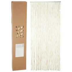 H&S Collection Cortina de puerta de sorgo natural 90x200 cm