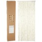 H&S Collection Cortina de puerta de sorgo natural 90x200 cm H&S Collection Cortina de puerta de sorgo natural 90x200 cm