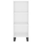 vidaXL Aparador alto madera contrachapada blanco brillo 34,5x34x180 cm vidaXL Aparador alto madera contrachapada blanco brillo 34,5x34x180 cm
