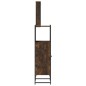 vidaXL Set de muebles baño 3 pzas madera contrachapada roble ahumado vidaXL Set de muebles baño 3 pzas madera contrachapada roble ahumado