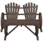 vidaXL Juego de muebles de jardín 4 piezas madera maciza de abeto vidaXL Juego de muebles de jardín 4 piezas madera maciza de abeto