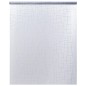 vidaXL Láminas de ventana esmerilada 2 uds PVC patrón de estrellas