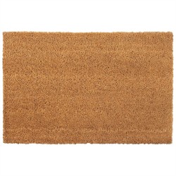 vidaXL Felpudo de fibra de coco natural 50x80 cm
