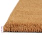 vidaXL Felpudo de fibra de coco natural 50x80 cm