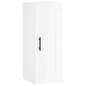 vidaXL Aparador alto madera contrachapada blanco brillo 34,5x34x180 cm vidaXL Aparador alto madera contrachapada blanco brillo 34,5x34x180 cm