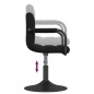 vidaXL Taburete de cocina de terciopelo negro vidaXL Taburete de cocina de terciopelo negro