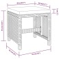 vidaXL Set comedor de jardín 5 pzas ratán sintético y madera negro vidaXL Set comedor de jardín 5 pzas ratán sintético y madera negro