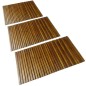 Set 3 alfombras de acacia para el baño, 80 x 50 cm Set 3 alfombras de acacia para el baño, 80 x 50 cm