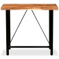 vidaXL Set muebles de bar 5 pzas madera maciza acacia cuero genuino vidaXL Set muebles de bar 5 pzas madera maciza acacia cuero genuino