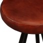 vidaXL Set muebles de bar 5 pzas madera maciza acacia cuero genuino vidaXL Set muebles de bar 5 pzas madera maciza acacia cuero genuino