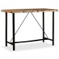 vidaXL Set muebles de bar 7 pzas madera maciza reciclada cuero genuino vidaXL Set muebles de bar 7 pzas madera maciza reciclada cuero genuino