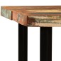 vidaXL Set muebles de bar 7 pzas madera maciza reciclada cuero genuino vidaXL Set muebles de bar 7 pzas madera maciza reciclada cuero genuino