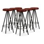 vidaXL Set muebles de bar 7 pzas madera maciza reciclada cuero genuino vidaXL Set muebles de bar 7 pzas madera maciza reciclada cuero genuino