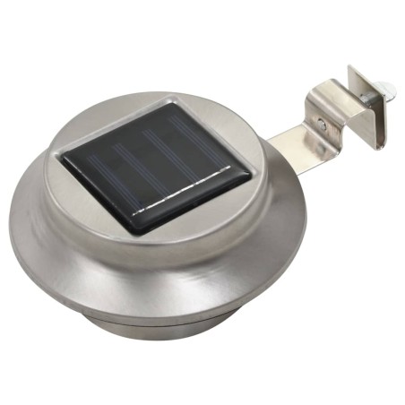 vidaXL Lámparas solares redondas de exterior 12 uds LED 12 cm