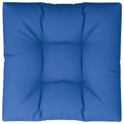 vidaXL Cojín para sofá de palets de tela azul 80x80x12 cm