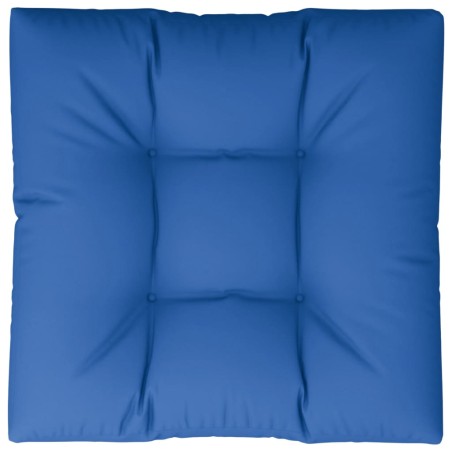 vidaXL Cojín para sofá de palets de tela azul 80x80x12 cm