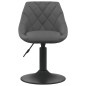 vidaXL Sillas de comedor giratorias 2 unidades terciopelo gris oscuro vidaXL Sillas de comedor giratorias 2 unidades terciopelo gris oscuro