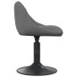 vidaXL Sillas de comedor giratorias 2 unidades terciopelo gris oscuro vidaXL Sillas de comedor giratorias 2 unidades terciopelo gris oscuro